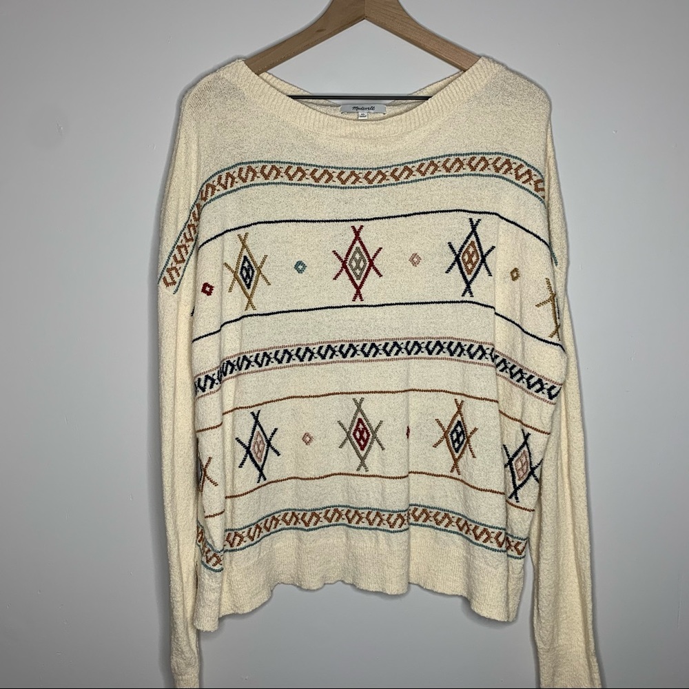 madewell | tribal print sweater